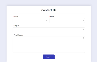 Contact Us Form