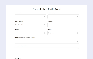 Prescription Refill Form