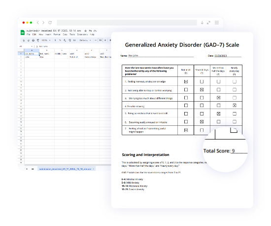 Form Submission In Google Sheets And Pdf