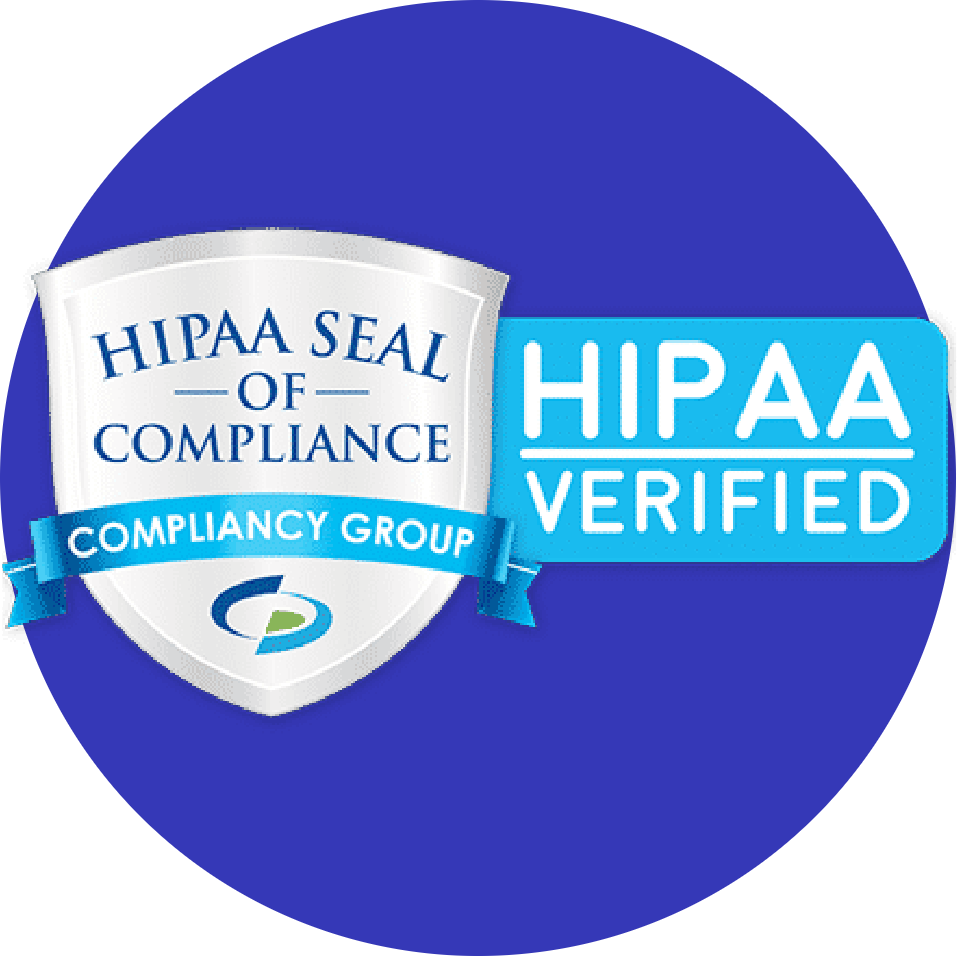 HIPAA Seal of Compliance badge featured on the HIPAAtizer website, showcasing their commitment as a HIPAA Compliance website.
