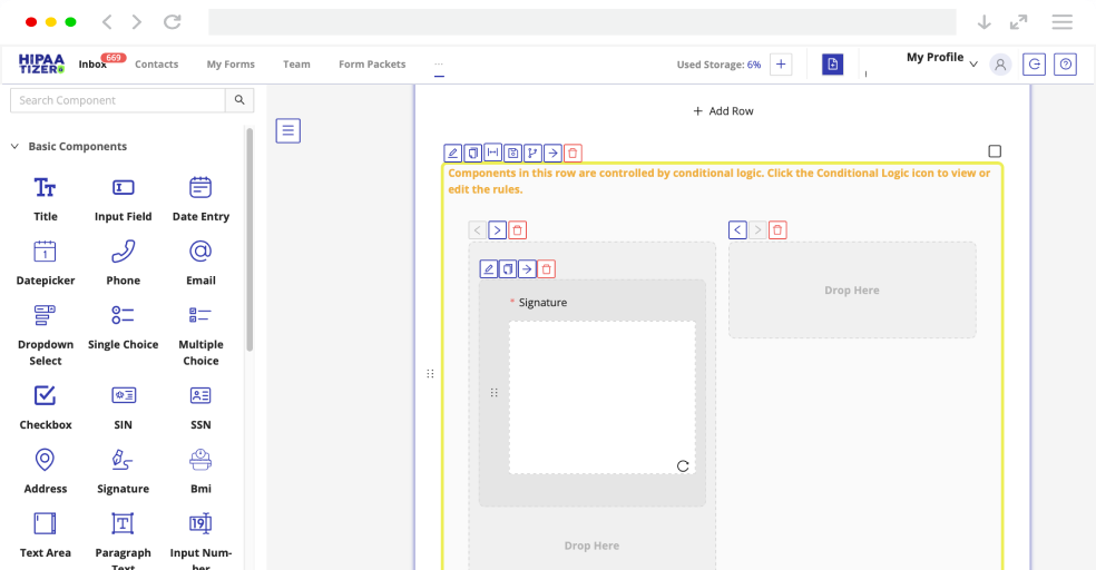 Visual steps showing how to create a telehealth consent form in HIPAAtizer, customize branding, and share it via website embed or social media campaign.