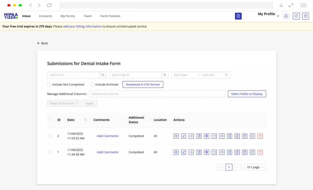 Visual steps showing how to create a telehealth consent form in HIPAAtizer, customize branding, and share it via website embed or social media campaign.