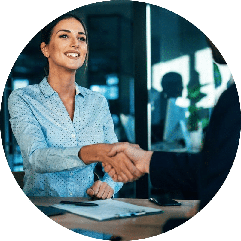 A handshake illustrating agency partnership supported by HighLevel HIPAA compliance setup with secure CRM workflows and reduced PHI risk.