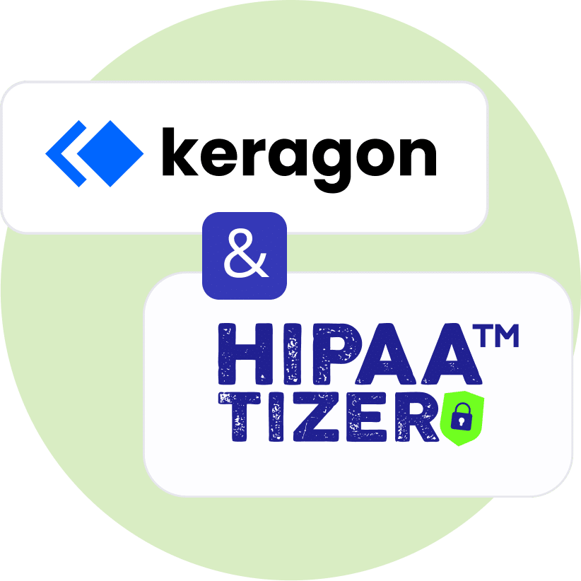 Keragon and HIPAAtizer logo